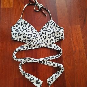 Aeire leopard swim top